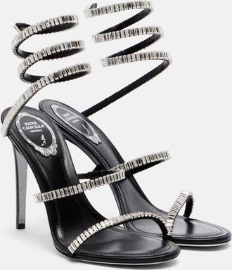 Rene Caovilla Cleo Spark embellished leather sandals