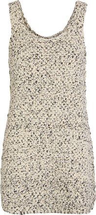 Liberowe Woven Cotton-blend Mini Dress - Beige - S (UK8-10 / S)