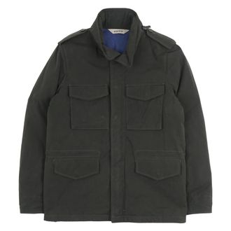 Aspesi Light Jackets, male, Green, Size: L Mini Field Jacket