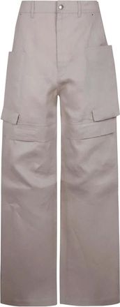 Rick Owens Heren, Broeken, Grijs, Maat: W32 Katoen