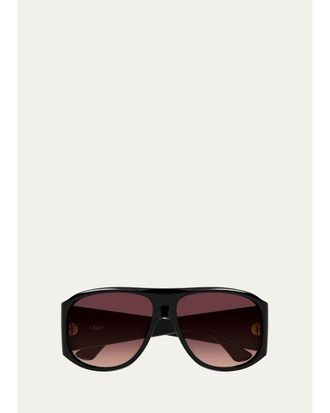 Chlo&eacute; 60MM Geometric Sunglasses