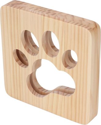OEM Una L&aacute;mpara De Noche De Madera Con Forma De Pata De Gato, Que Mide 3 X 18,7 Cm, Con Luz Blanca C&aacute;lida E Interfaz Usb