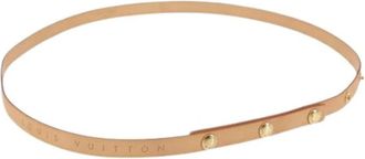Louis Vuitton Pre-owned Belts, female, Beige, Size: ONE SIZE Pre-owned Vintage Belt