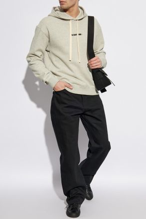 Jil Sander Hoodie, Mens, Grey