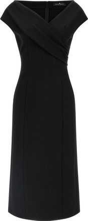 Ermanno Scervino Black Crossover dress