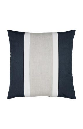 Elaine Smith Nevis panelled dimensional banded Indoor & Outdoor Woven Accent Pillow in Indigo at Nordstrom, Size 20X20