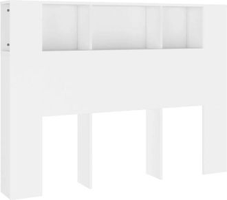 vidaXL Mueble cabecero blanco 140x18,5x104,5 cm Vidaxl