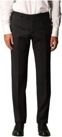 Emporio Armani Tasmania Classic Slim Suit Broeken - Heren - Nette broeken - Blauw - M - Wol - Broeken
