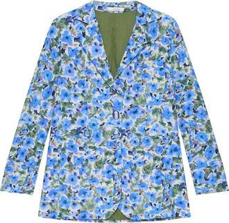 Maliparmi Blazer a fiori - Blu