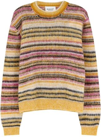 Isabel Marant Truien & Vesten, Dames, Veelkleurig, XS, Wol, Morine Sweater