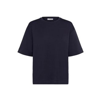 Inwear Marine Blue Oversize Tshirt Modal Polyester - female - InWear - T-Shirts - Blue - XL - Tops