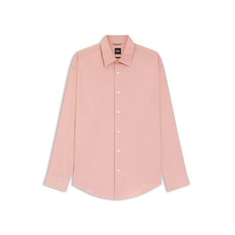 BOSS Relaxed-fit shirt in cotton poplin