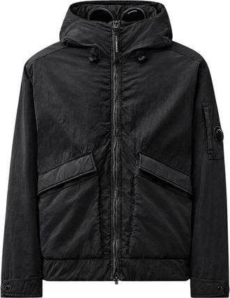 C.P. Company C.p. Company - Chrome-R Goggle Jacket - Heren - Jassen - Zwart - Maat: M Polyamide