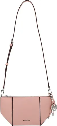 Michael Michael Kors Womens Shoulder Bag Jordi Pink Cow Leather
