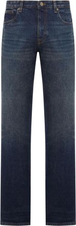 Incotex button-fastening cotton jeans - men - Cotton - 35 - Blue