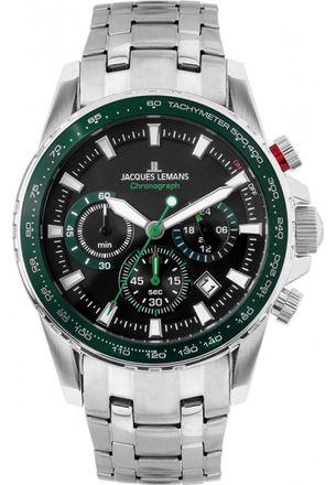 Jacques Lemans 1-2099F Mens Liverpool Watch - Silver - One Size