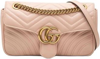 Gucci Pre-owned Shoulder Bag - Dames - Vintage Schoudertas - Roze - ONE Size - Leer - Vintage
