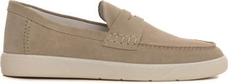Hogan Cool Moccasin - Heren - Loafers - Beige - 41 1/2 EU - Leer - Schoenen