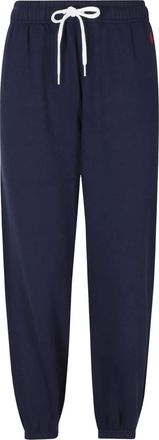 Polo Ralph Lauren Fleece Drawstring Sweatpant - Dames - Broeken - Blauw - Maat: M Fleece
