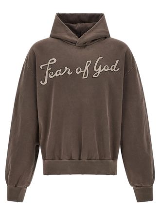 Fear of God Brown Graphic Hoodie