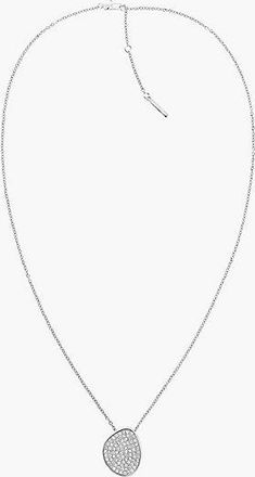 Calvin Klein Crystal Pendant Long Necklace