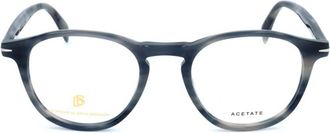 David Beckham Db 1018 Rounded Tortoiseshell Pattern Eyeglasses