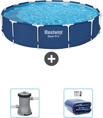 Bestway Piscina Bestway Steel Pro Redonda - 396x84 Cm - 5-piezas S22312