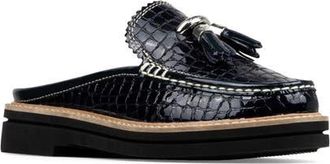 Donald J Pliner Mule Tassel Loafer in Navy at Nordstrom, Size 7.5