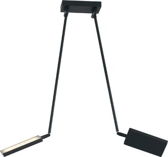 Luce-Ambiente-Design Plafoniera LED Book Nera 2 x 17 W 2600 lm 3200 K