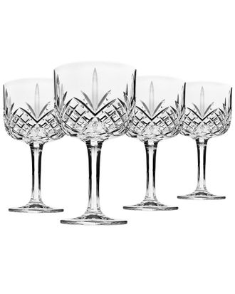 Godinger Set of 4 Stemmed Gin Glasses