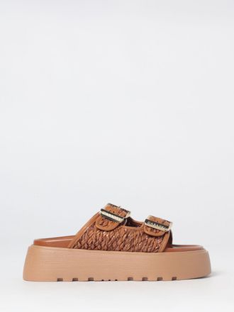 Casadei Sandalo platform Birky Suncity in misto poliestere intrecciato