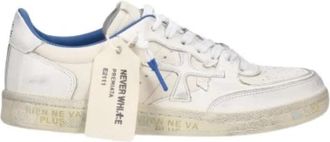 Premiata Clay Dames Leren Sneakers - Heren - Sneakers - Wit - 37 EU - Leer - Schoenen