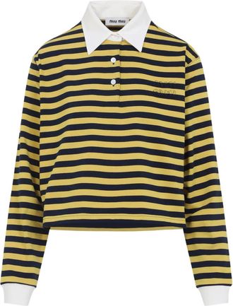 Miu Miu Polo a righe - Giallo