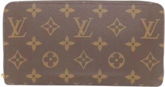 Louis Vuitton Pre-owned Monogram Lange Portemonnee (Bi-fold) - Dames - Vintage Accessoires - Bruin - ONE Size - Vintage
