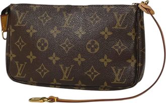 Louis Vuitton Monogram Brown Monogram Pochette Pouch (Pre-Owned)