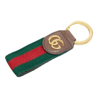 Gucci Vintage, unisex, Bruin, ONE Size, Leer, Pre-owned Keyring