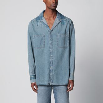 Maison Margiela Ice blue denim shirt