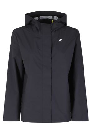 K-Way Black Rose Stretch 2L Waterproof Windproof Polyester Jacket