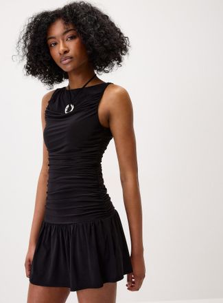 Twik Womens Gathered jersey minidress