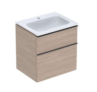 Keramag Keramag - Geberit Icon Set Mueble Lavabo Con Mueble Bajo Lavabo, 2 Cajones