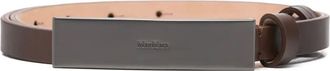 Max Mara Cintura in pelle - Marrone