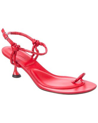 Proenza Schouler Tee Toe Leather Sandal