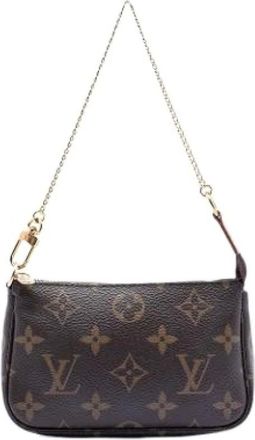 Louis Vuitton Pre-owned Mini Bags, female, Brown, Size: ONE SIZE Pre-owned Mini Pochette Accessoires