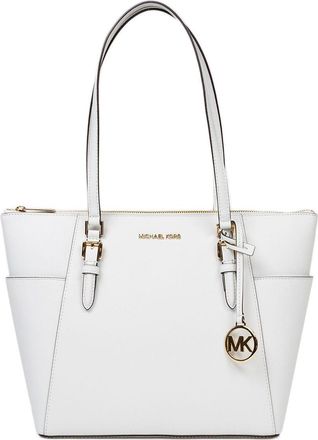 Michael Kors Charlotte Grote Schoudertas Wit