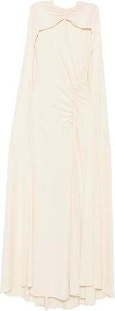 SIMKHAI Yolk Jurk - Dames - Avondkleed - Beige - 3XS - Kleedjes