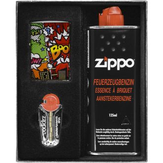 OEM Encendedor Zippo Pop Art City Set De Regalo N.&deg; 1