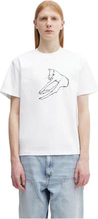 Heliot Emil T-Shirts - Heren - T-shirts - Wit - L - Tops