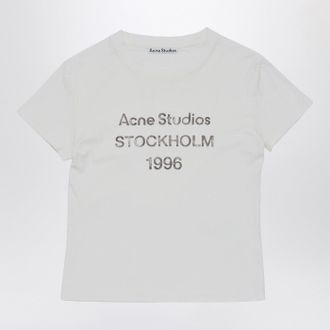 Acne Studios Logo T Shirt Off White