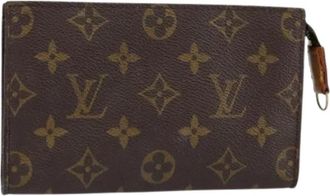 Louis Vuitton Pre-owned Canvas Portemonnee - Dames - Vintage Accessoires - Bruin - ONE Size - Vintage