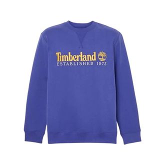Timberland Heren, Sweatshirts & Hoodies, Blauw, Maat: L Katoen